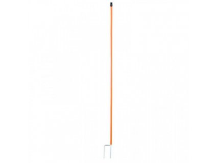 Tyčka k síti pro drůbež 112 cm, oranžová  - náhradní tyč, 1 nebo 2 hroty