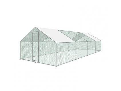 Výběh pro drůbež - oplocený výběh - 8x3x2 m