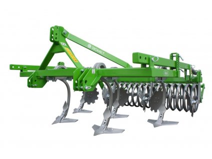 Radličkový podmítač s drobícím válcem 2 řady záběr 1,8 3,8m APUS BOMET s diskovým válcem