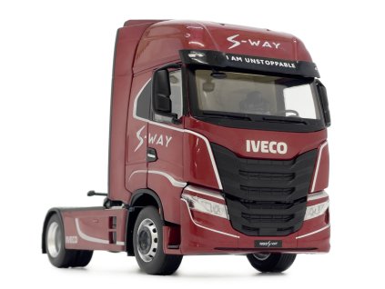 Model tahače Iveco S Way 4x2 červený S Way design přední pohled