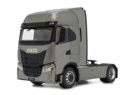 Model tahače Iveco S Way 4x2 tmavě šedá MarGe 132 boční pohled