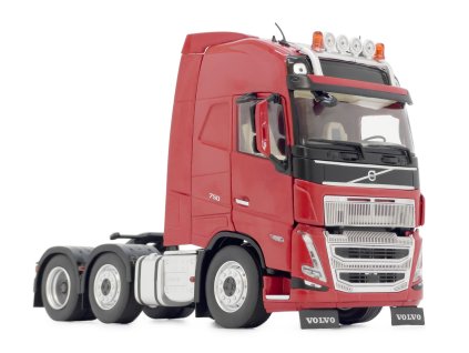 Model tahače Volvo FH5 truck 6x2 Červený Marge 132 boční pohled