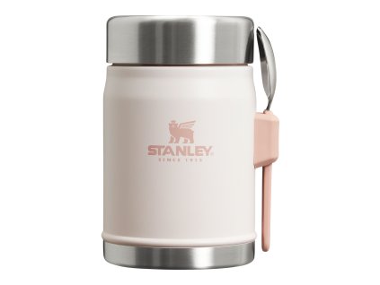 Jídelní termoska Stanley se lžičkou Oblem 400ml Rose Quartz