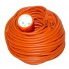 Prodlužovací kabel 20m 2x1mm2 - oranžový