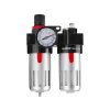 EXTOL PREMIUM regulátor tlaku s filtrem, manometrem a přim. oleje