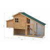 Dřevěný kurník Atlantida s výběhem