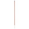 Tyčka k síti pro drůbež, výška 106 cm  - náhradní tyč, oranžová, 1 nebo 2 hroty