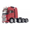 Model tahače těžkých nákladů VOLVO FH5 8x4 Červený 1 32 MarGe zleva