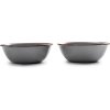 Smaltované misky šedé 2ks Barebones 1