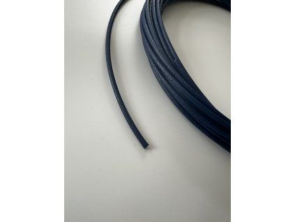 Bavlnou opletený kabel 1,5mm² - modrý RAL5003