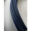 Bavlnou opletený kabel 1,5mm² - modrý RAL5003
