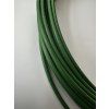 Bavlnou opletený kabel 1,5mm² - zelená RAL6002