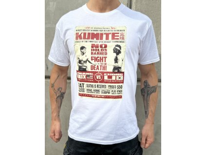 Kumite Triko v Retro Stylu (Barva Černá, Velikost S)