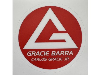 Samolepka na auto Gracie Barra (Barva Černá na bílé)