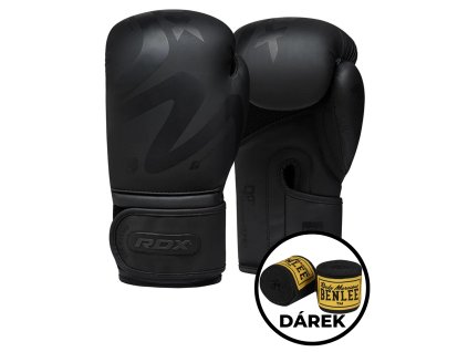 RDX Boxerské rukavice F15 NOIR (Barva Černá, Velikost 16 oz)
