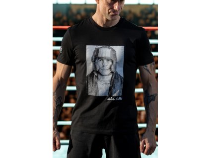 Bavlněné triko Arturo Gatti (Barva Černá, Velikost XXL)