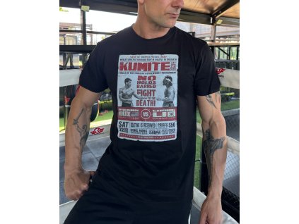 Bavlněné triko Kumite (Barva Černá, Velikost XXL)