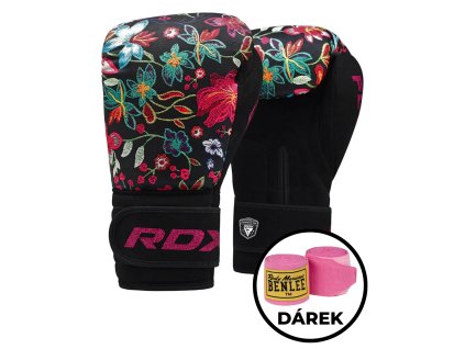 RDX Boxerské rukavice FL3 Floral (Barva Mix barev, Velikost 10 oz)