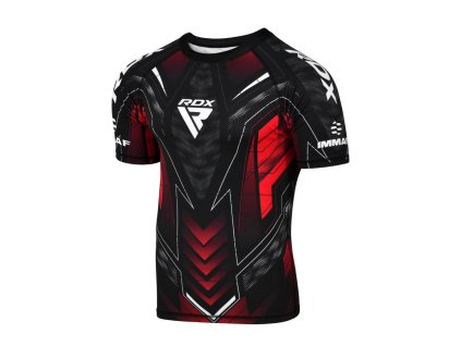 RDX MMA Rashguard IMMAF červený (Barva Červená, Velikost XXL)