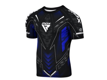 RDX MMA Rashguard IMMAF modrý (Barva Modrá, Velikost XXL)