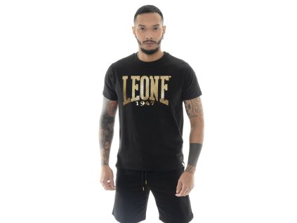man t shirt short sleeves stripe gold