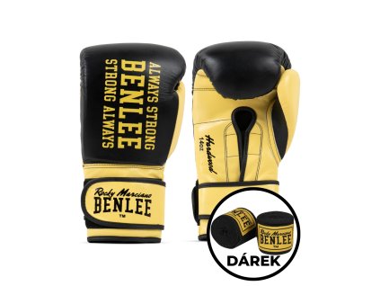 Benlee HARDWOOD – kožené boxerské rukavice (Velikost 14 oz)