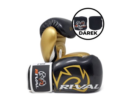 Rival RB7 Fitness Plus - pytlové rukavice-zlaté (Velikost XL)