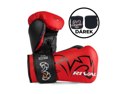 Rival RS11V Evolution - sparingové rukavice-červené (Velikost 16 oz)