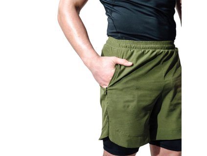 T162 in 1CompressionMMAShorts color army green f13f2d90 e14c 4505 8b41 f9bede30ed1e