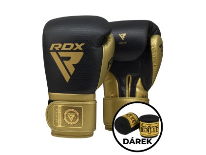 RDX Boxerské rukavice L2 Mark Pro-zlaté (Velikost 12 oz)