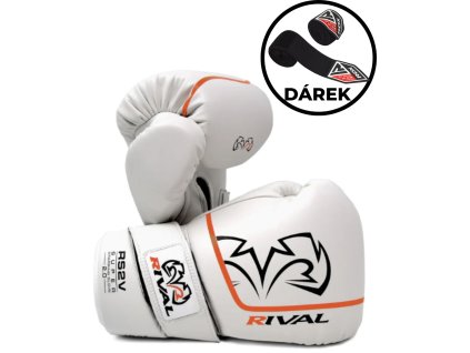 Rival RS2V super-sparingové rukavice-bílé