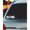 Samolepka na auto BOXING (Barva Černá)