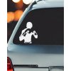 Samolepka na auto Boxer (Barva Bílá)