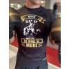Rashguard Never Give Up (Barva Černá, Velikost XXL)