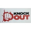 Samolepka na auto Knock out