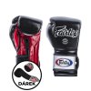 Fairtex Heavy Hitter BGV9 Mexican Style – boxerské rukavice černo červené