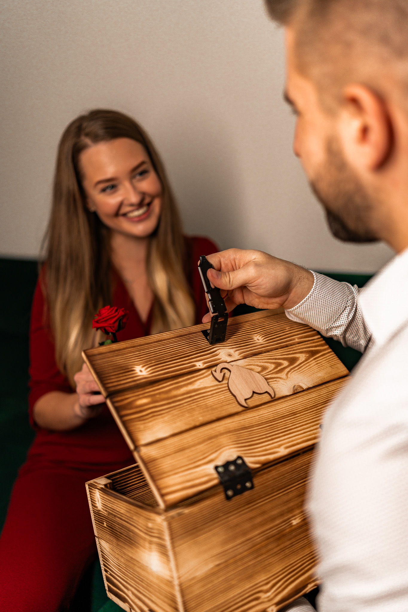 Předání luxusního dárkového boxu