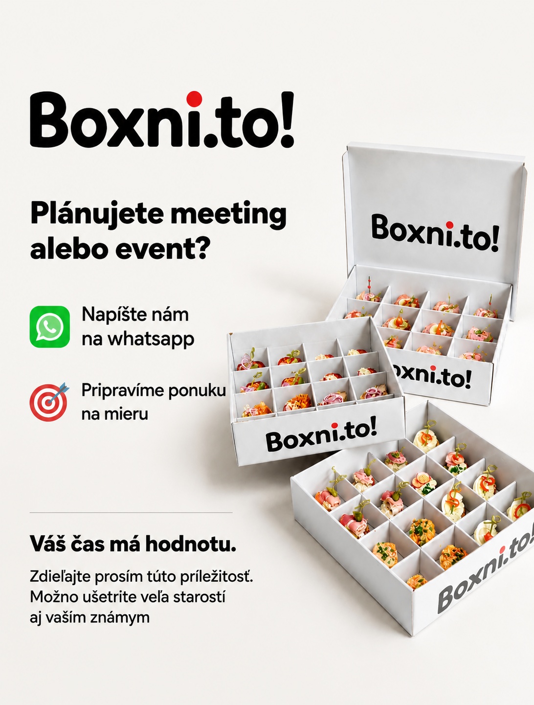 Catering na firemnú poradu
