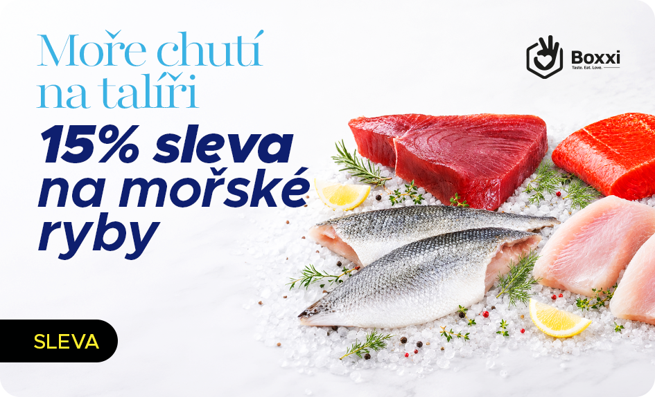 15% sleva na mořské ryby