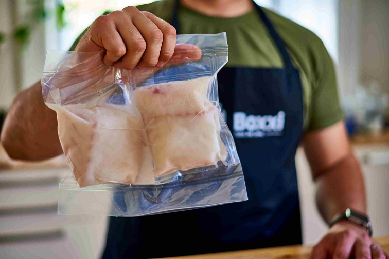 Norský losos obecný 5 porcí s kůží, bez kostí 750g
