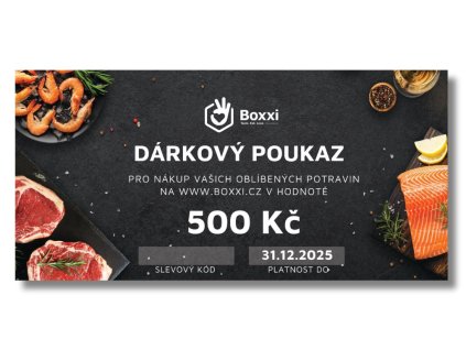Gift voucher 500 CZK