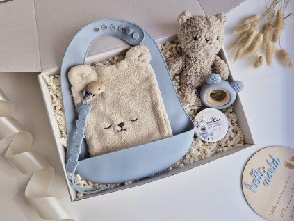 Darček pre bábätko Blue Teddy Bear