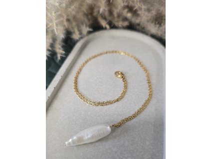 Rampouchová perla - zlatá