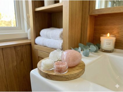 Vzorečky peelingů křišťálový a růžový