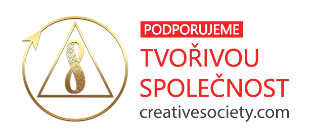 Logo-PODPORUJEME-TVOŘIVOU-SPOLEČNOST_s-červeným-obdélníkem_cs