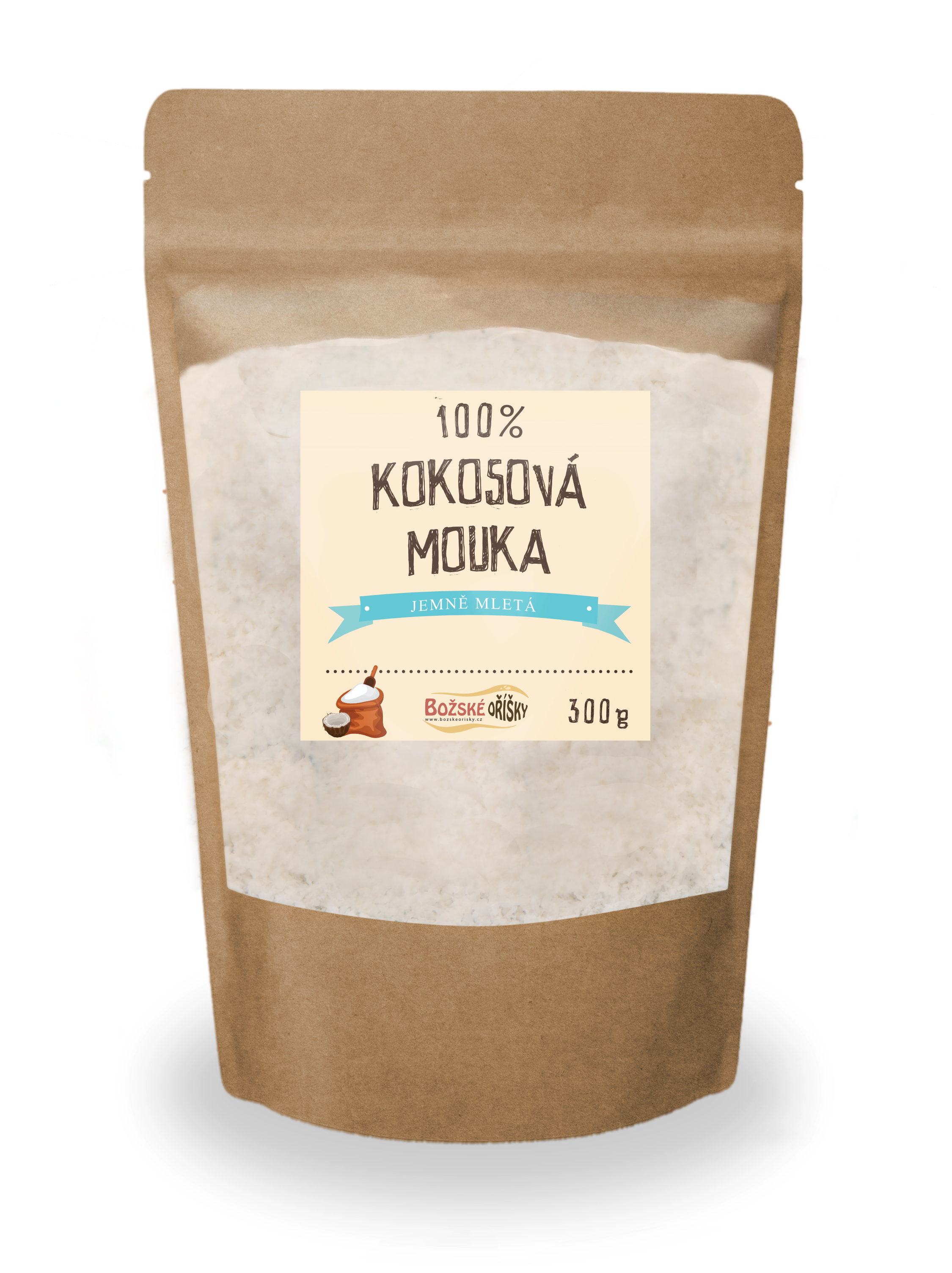 Božské Oříšky 100% Kokosová mouka 300g
