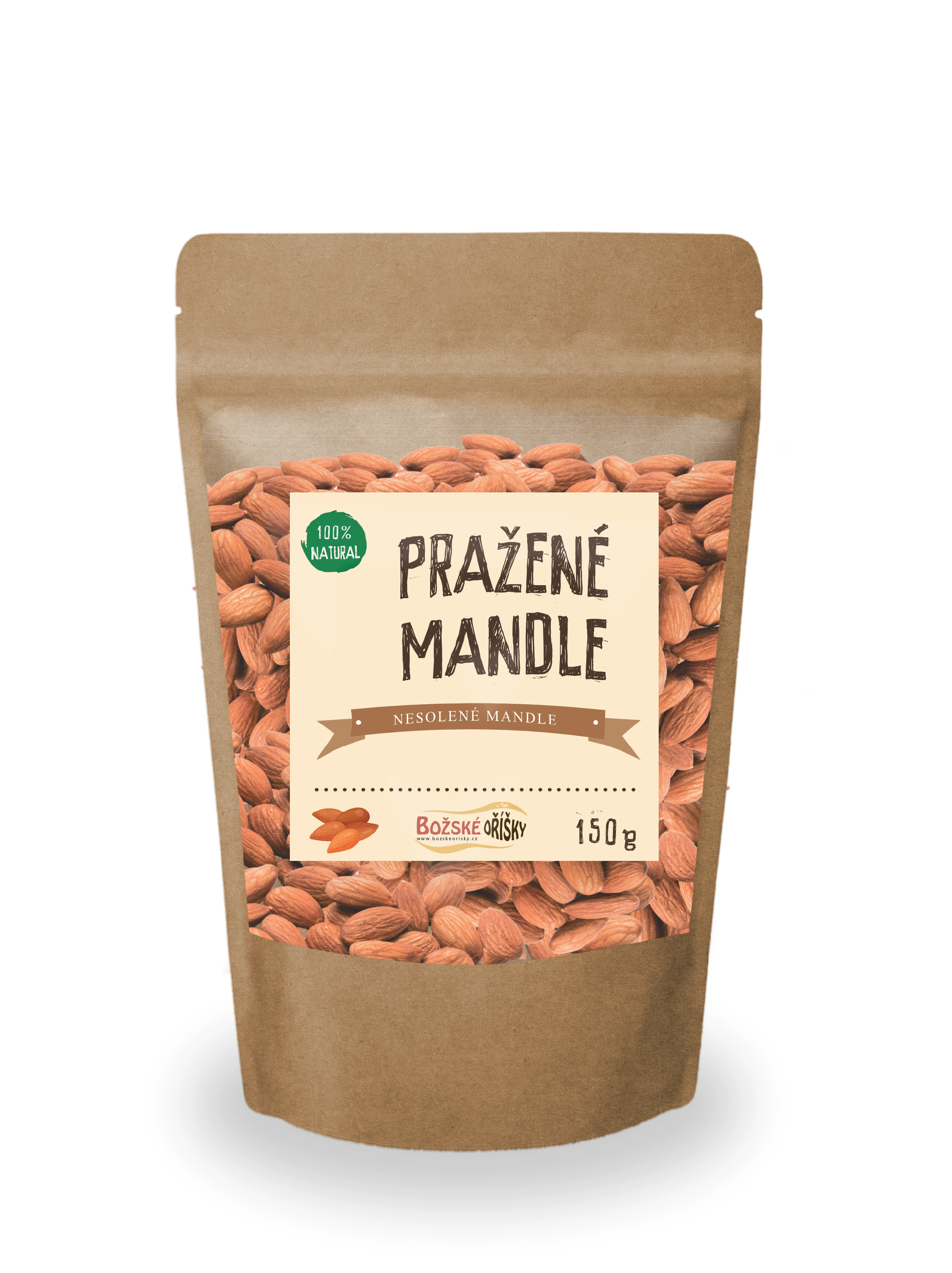 Božské Oříšky Pražené mandle 150 g