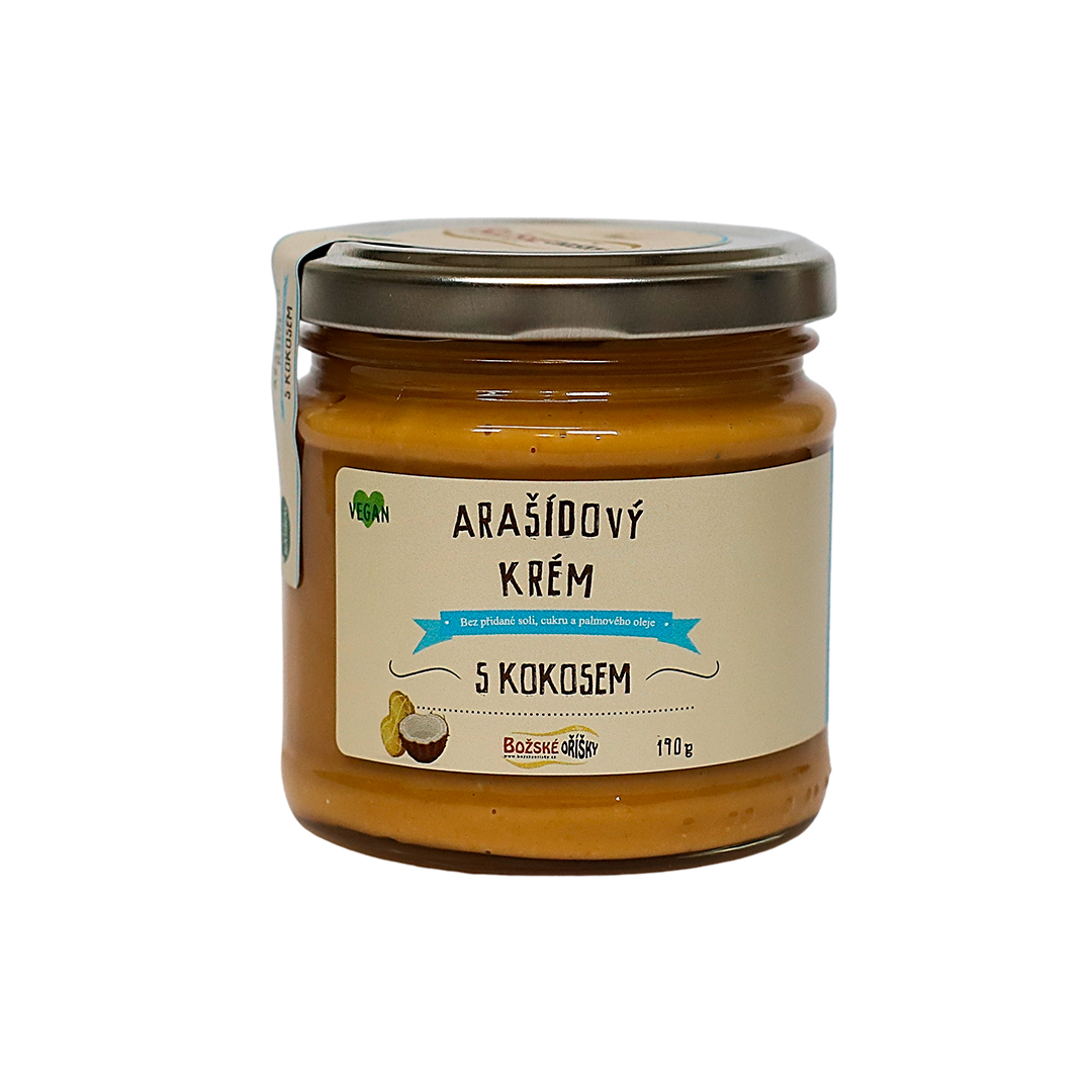 Božské Oříšky Arašídový krém s kokosem 190 g