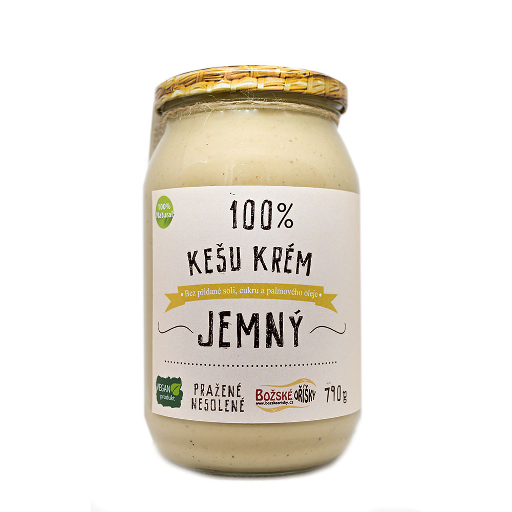 Božské Oříšky 100% Kešu krém - jemný 790g