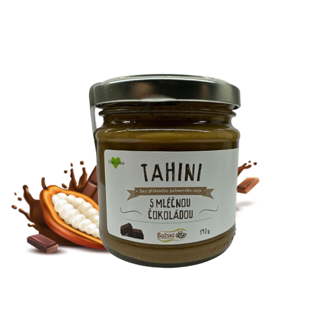 Božské Oříšky Tahini s mléčnou čokoládou 190g